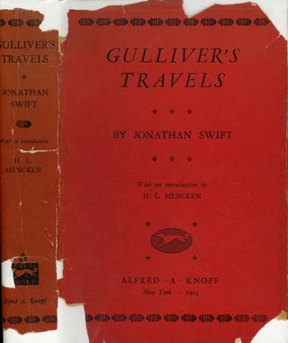Item #z09161 Gulliver's Travels. Jonathan Swift, Henry Louis Mencken, Intro