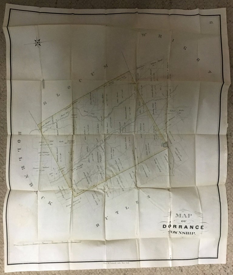 Item #z09309 Map of Dorrance Township, Pennsylvania. Chas M. Cornwell.