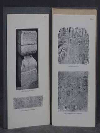 Album of Dated Latin Inscriptions, Rome and the Neighborhood, Augustus to Nerva, I, in Two Volumes, Including Volume I: Text, and Volume II: Plates (Part I Only)