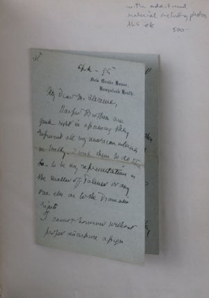 Trilby, A Novel, with Two Notes Signed by George Du Maurier and Additional Material